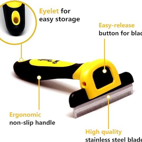 'THUNDER-PAWS' DOG PROFESSIONAL DESHEDDING TOOL COMPLETE GROOMING SYSTEM - Picture 8 of 16